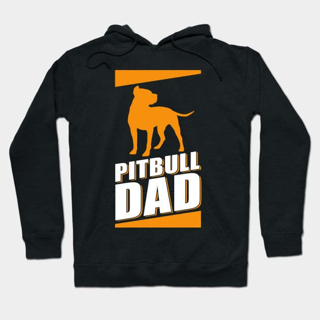 Pitbull Dad American Pit Bull Dog Owner Hoodie by Streetwear KKS